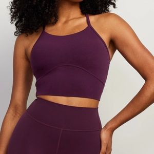 NWT Stori Legend Cropped Shelf Tank in Mulberry Size 6